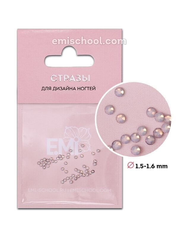 Rhinestones White Opal #4, 50 pcs.