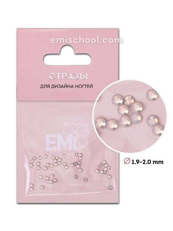 Rhinestones White Opal #6, 50 pcs.