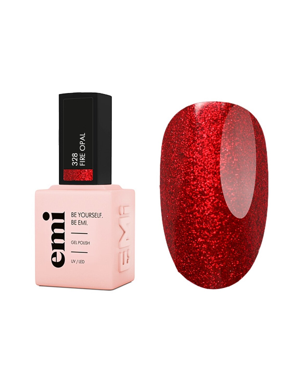 E.MiLac NY Fire Opal #328, 9 ml.