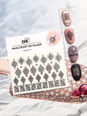 NAILCRUST 5D GLASS Jewelry #1