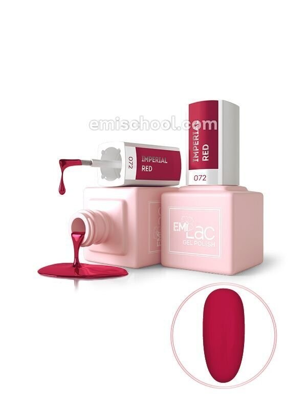 E.MiLac DV Imperial Red #072, 9 ml.