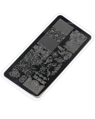 Stamping plate #4 Lace