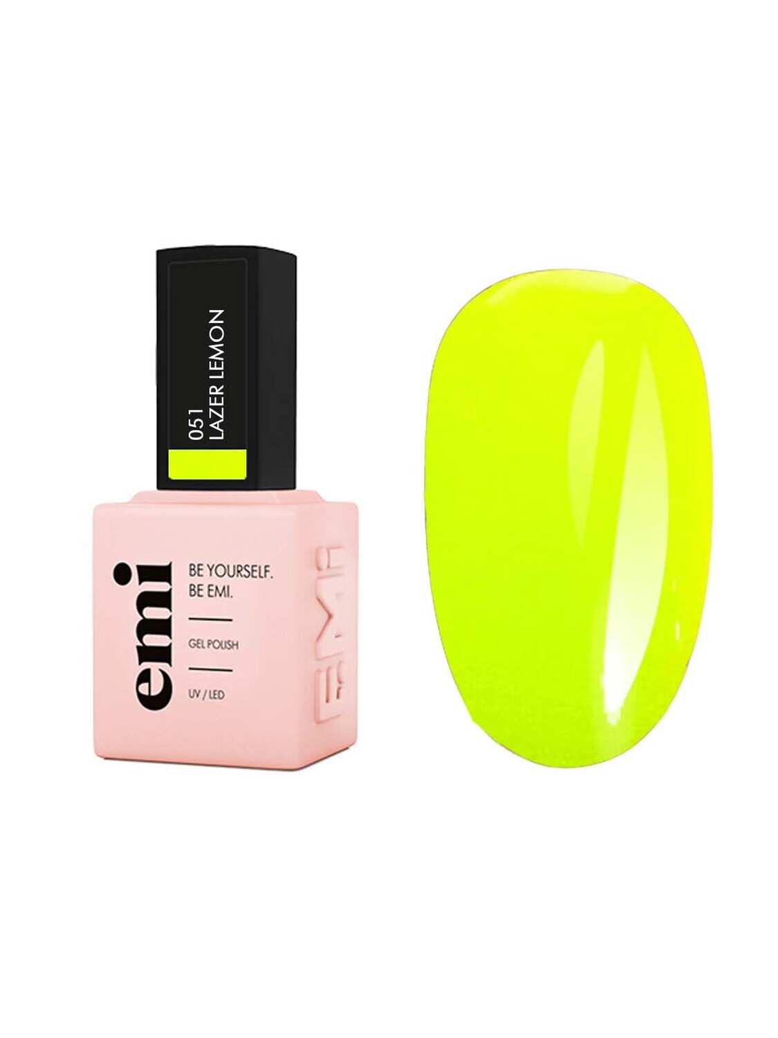 E.MiLac NEON Laser Lemon #051, 9 ml.
