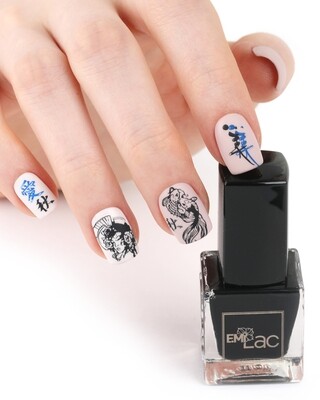 Nail Polish for Stamping Black #2, 9 ml.
