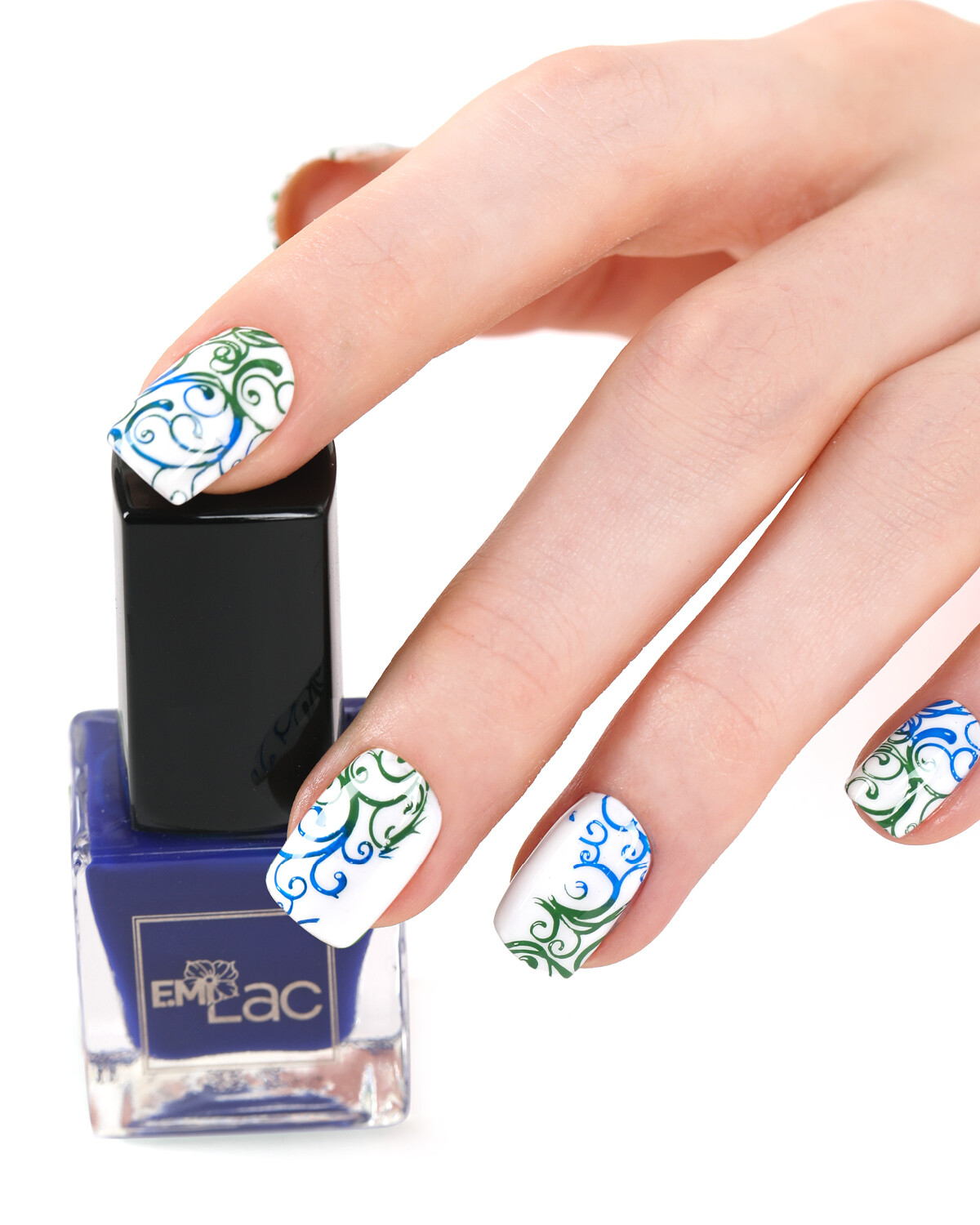 Nail Polish for Stamping Blue #3, 9 ml.