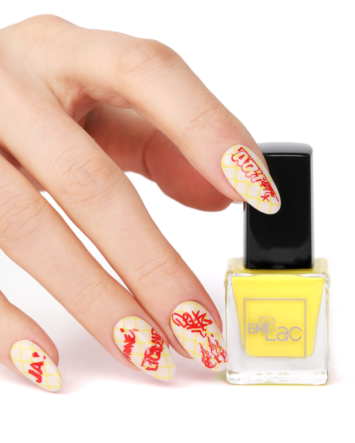 Nail Polish for Stamping Yellow #5, 9 ml.