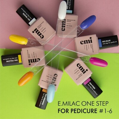 Collection One step for pedicure