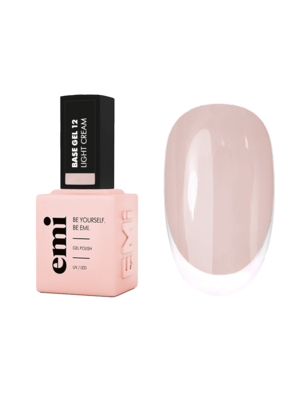 E.MiLac Base Gel Light Cream #12, 15 ml.