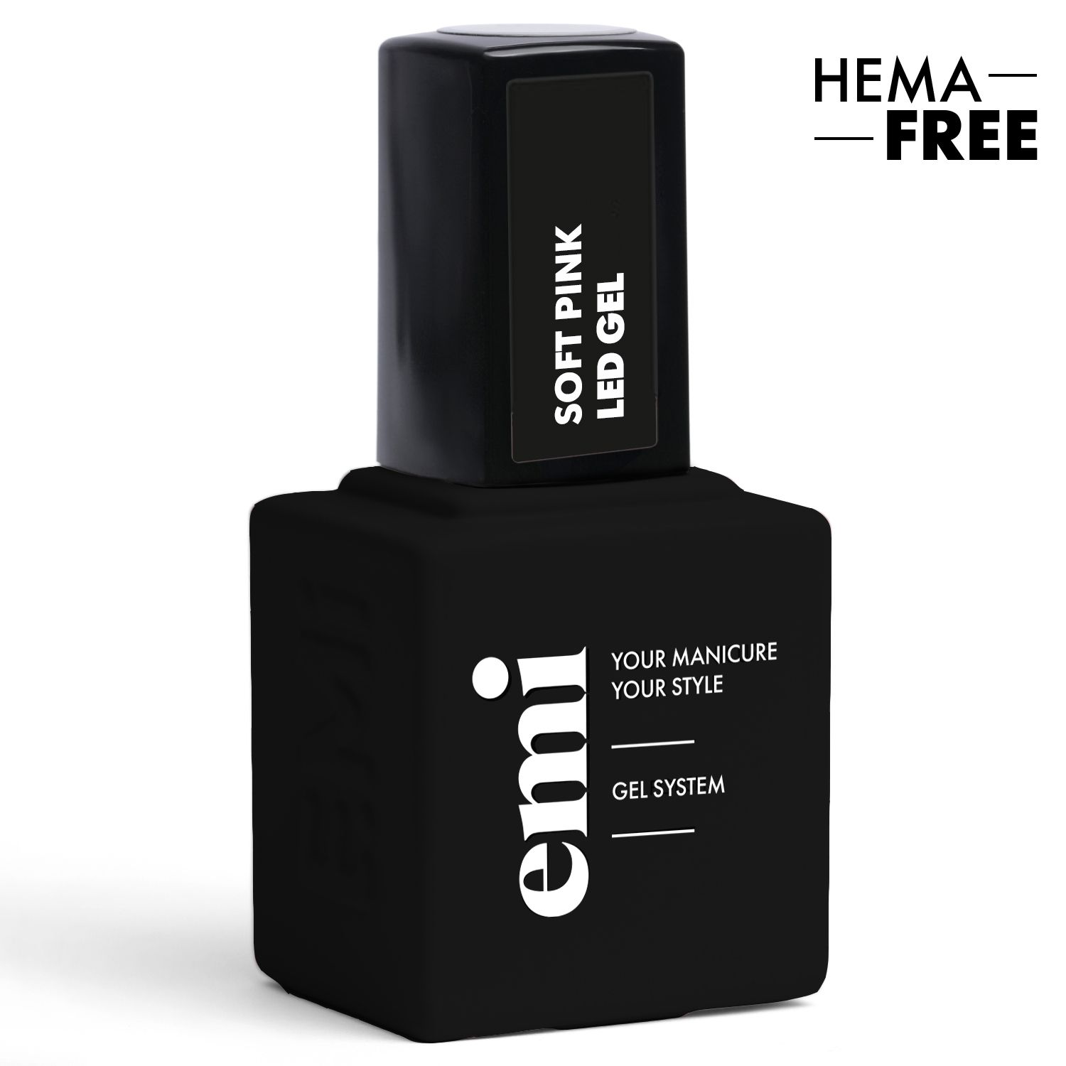 Soft Pink LED Gel in bottle, 9 ml.