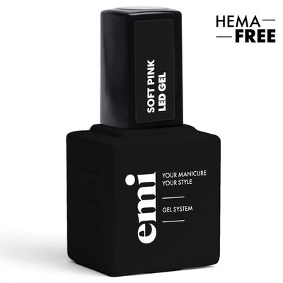 Soft Pink LED Gel in bottle, 9 ml.