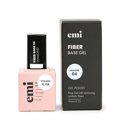 E.MiLac Fiber Base Gel Diamond #4, 15 ml.