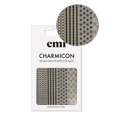Charmicon 3D Silicone Stickers #236 Fashion chains