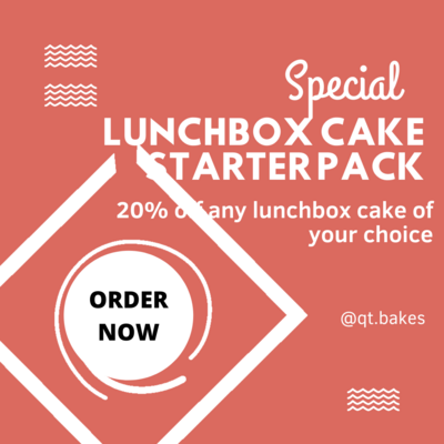 Special Lunchbox Cake Starter Package