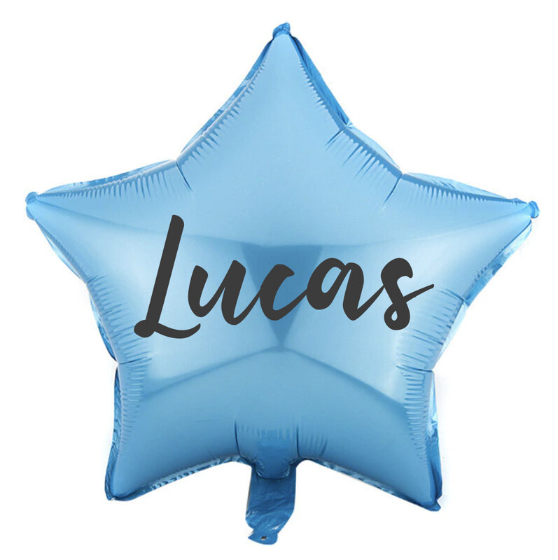 Globo estrella azul