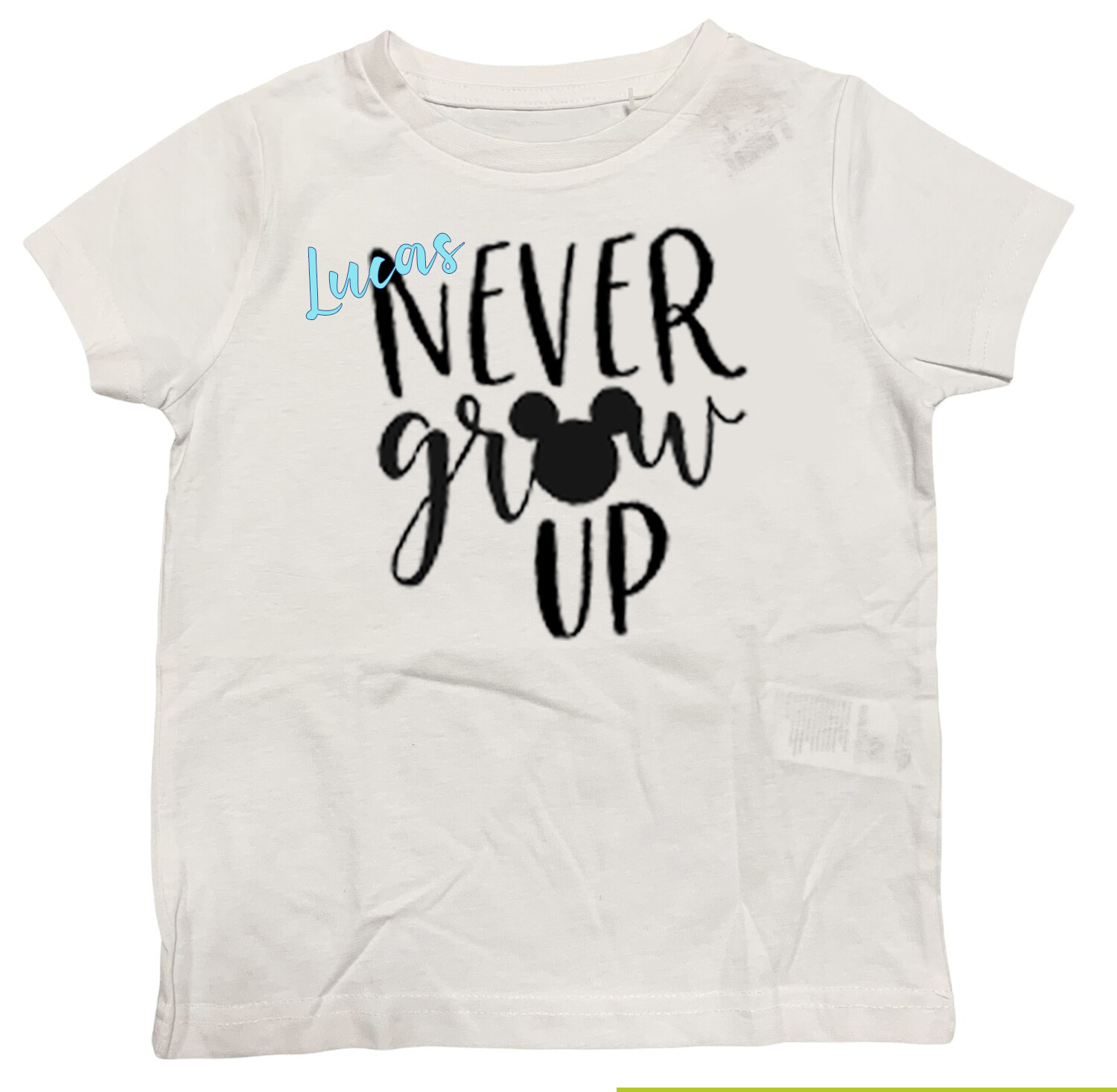 Camiseta never grow up
