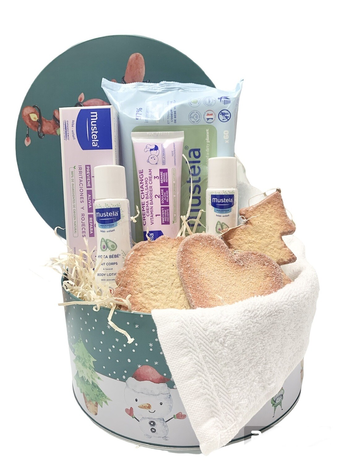 Cesta regalo baby cookie Cesta regalo baby cookie