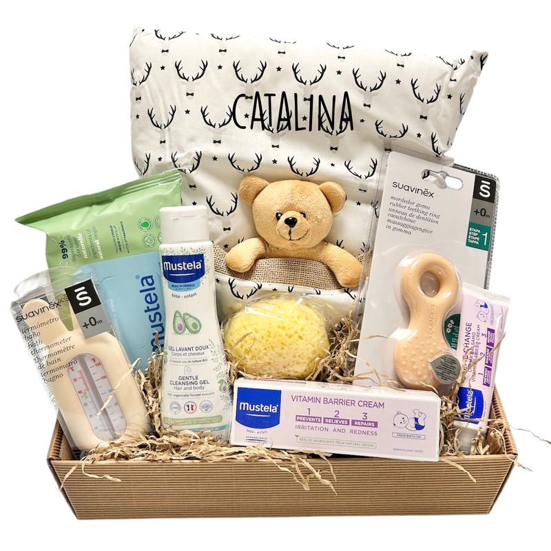 Cesta regalo bebé baby teddy
