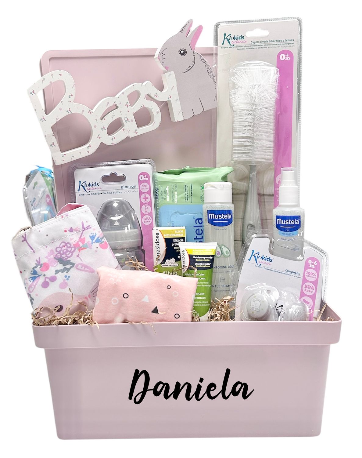 Canastilla regalo baby conejito