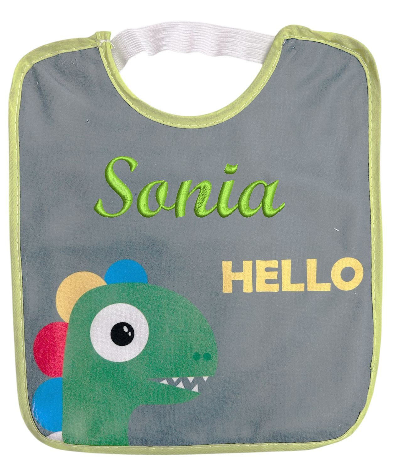 Babero dino