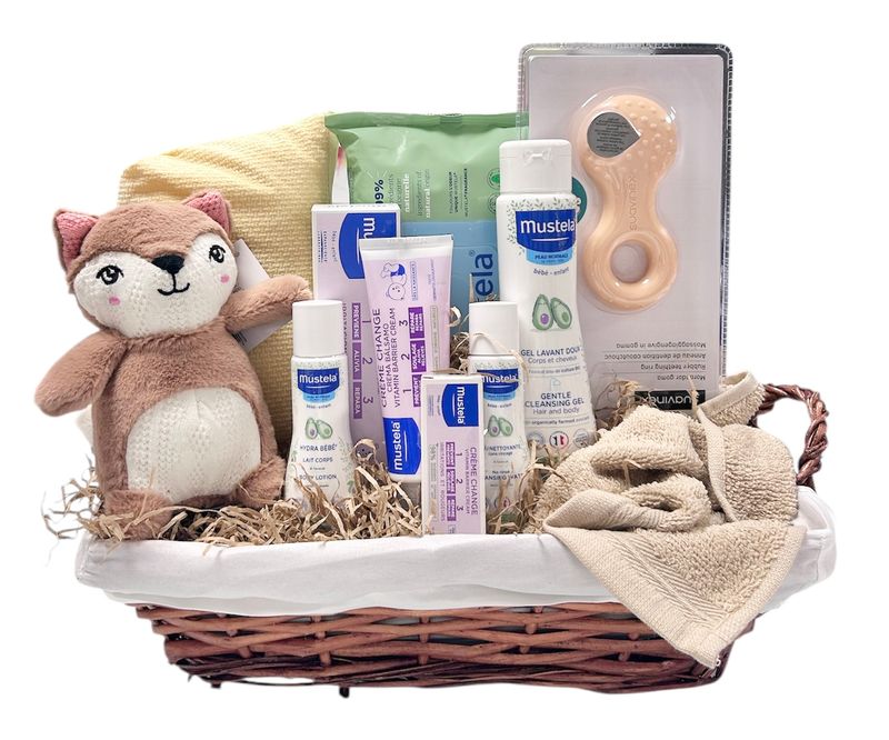 Cesta regalo bebé esencial