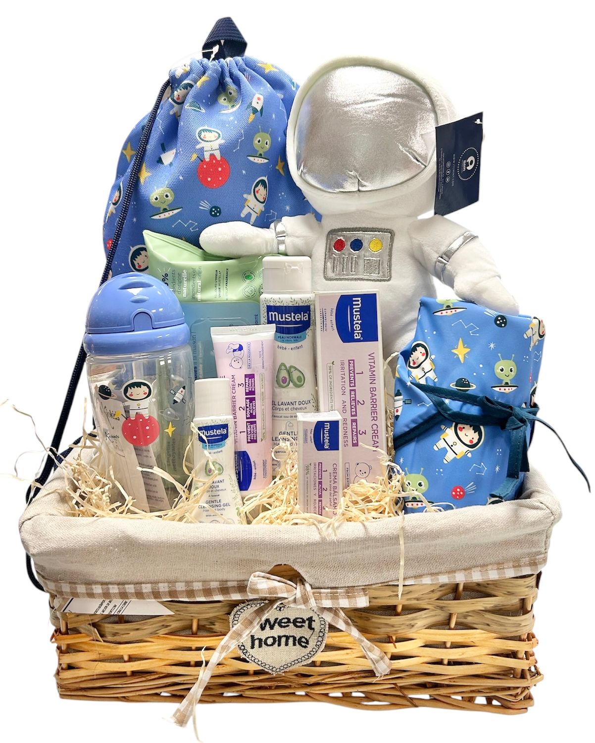 Canastilla regalo nacimiento baby astronauta