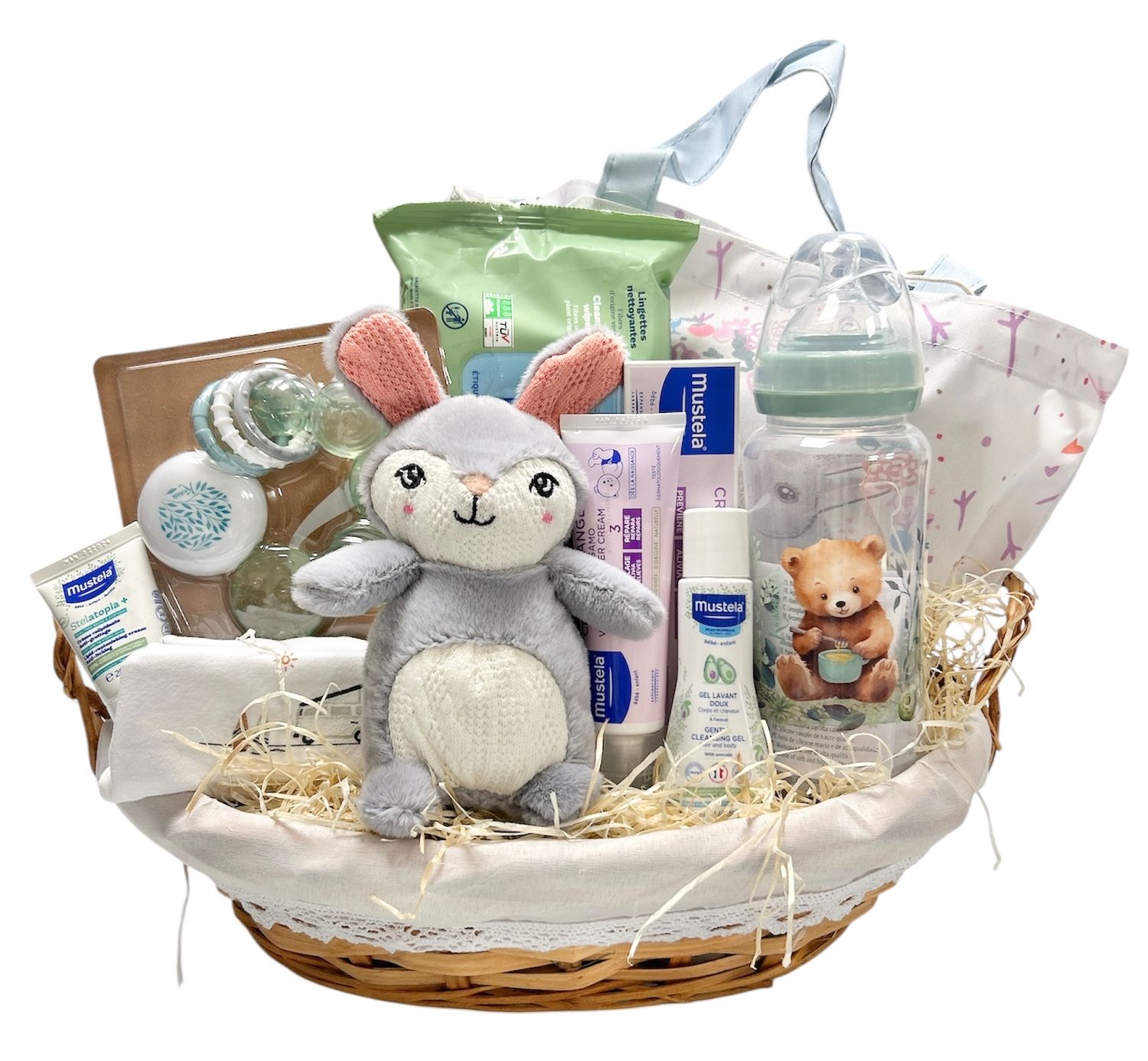 Cesta regalo bebé esencial