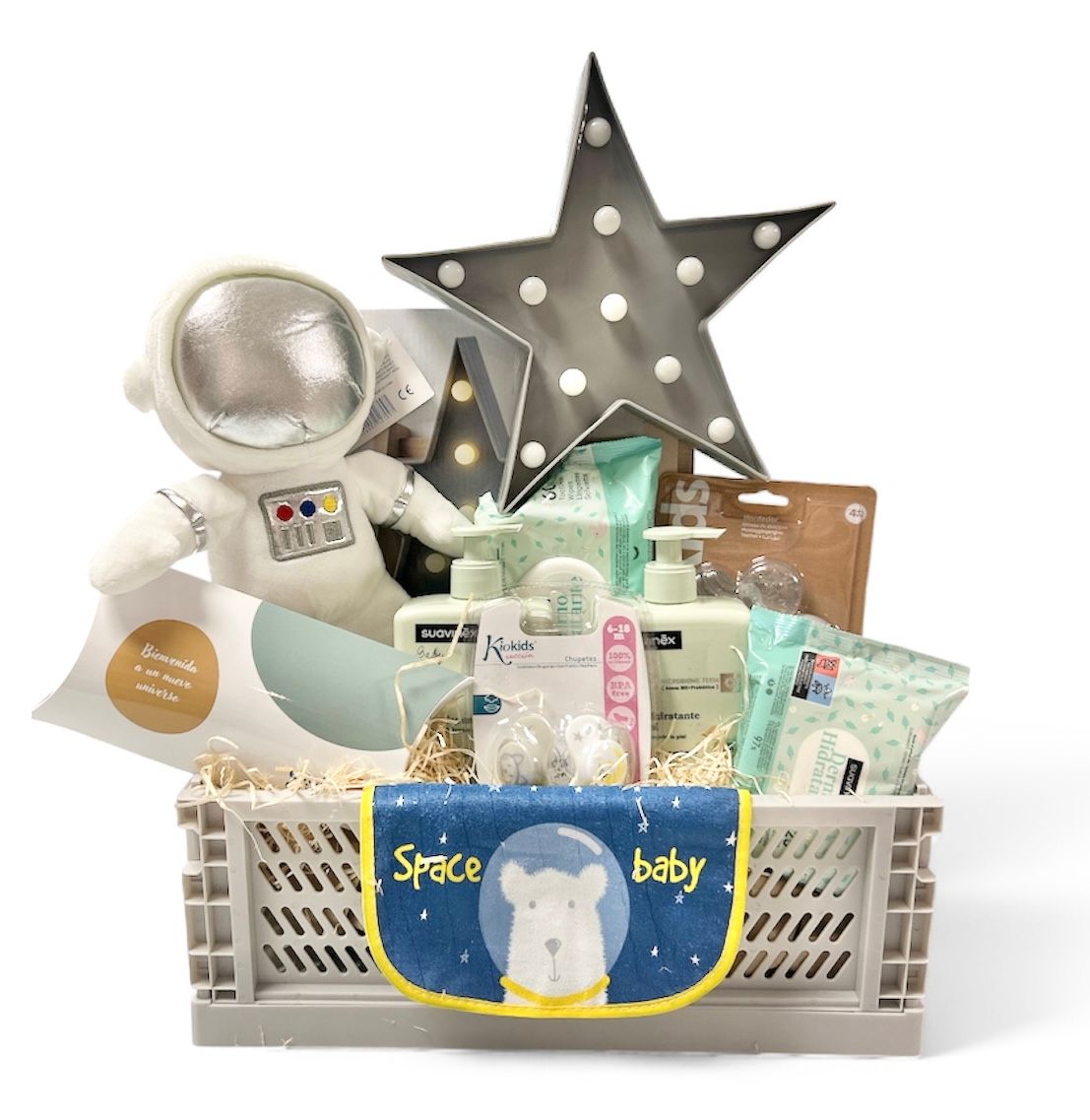 Canastilla nacimiento mi pequeño astronauta Evolucriando