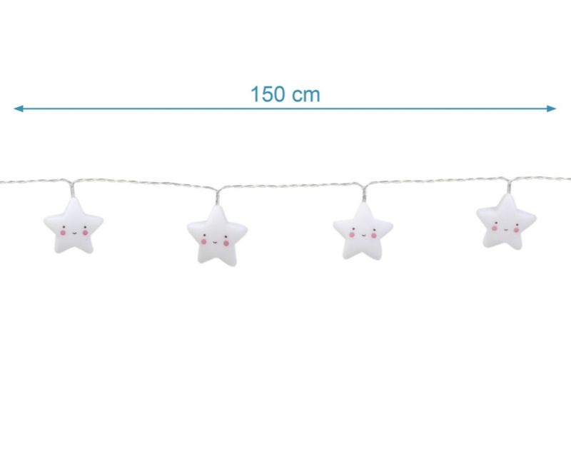 Luz quitamiedos guirnalda estrellas