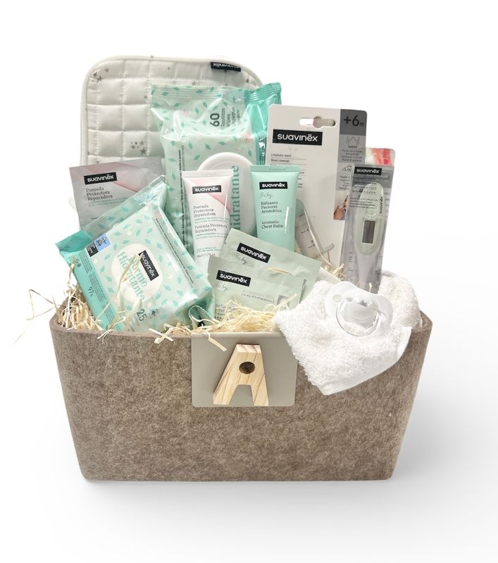 Cesta regalo nacimiento dulce