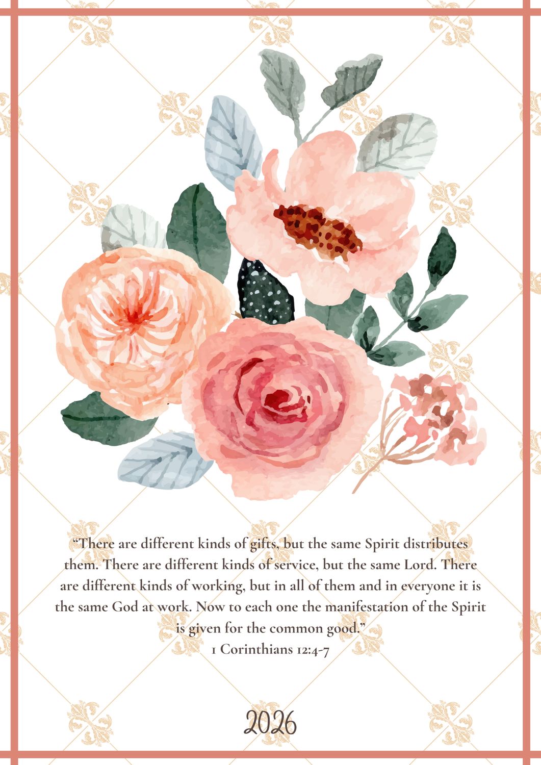 2026 Planner - Hardcopy GREY SCALE VERSION