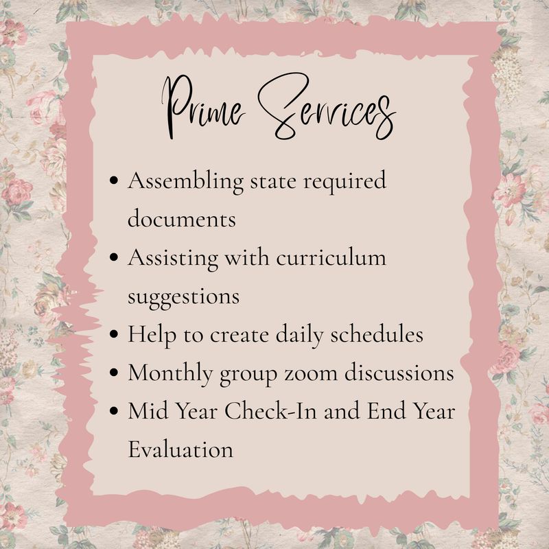 Homeschool Consultation Services - Prime Option