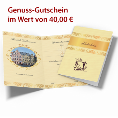 Pavarotti Genuss-Gutschein 100 €