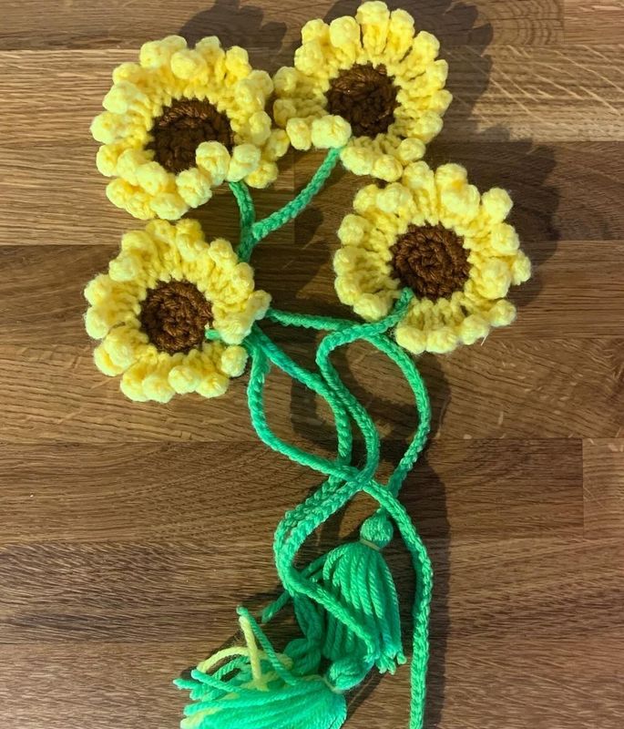 Sunflower bookmarks