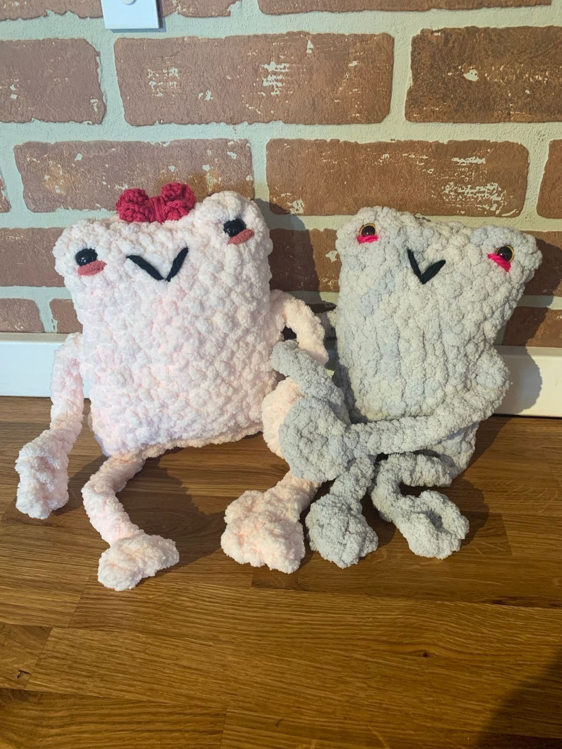 Mr. and Mrs. Hopping Plushies