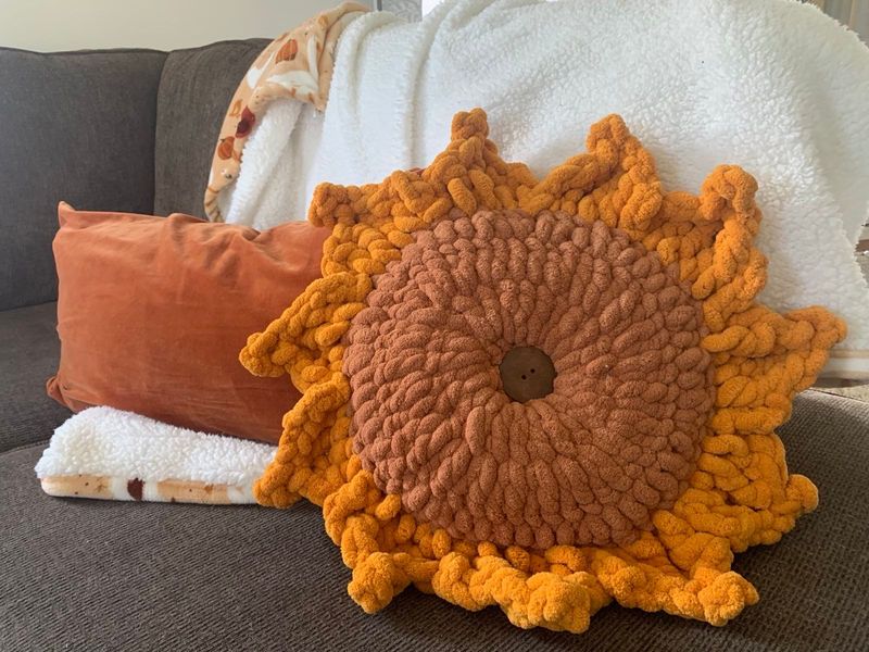 Sunflower Pillow
