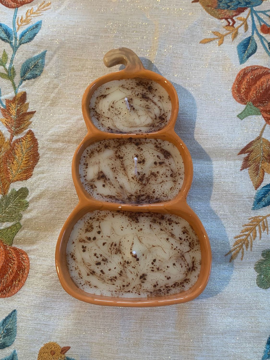 Triple Pumpkin Candle