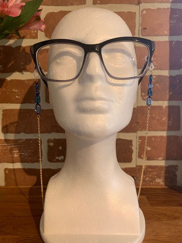 Gold Raindrop Glasses Chains