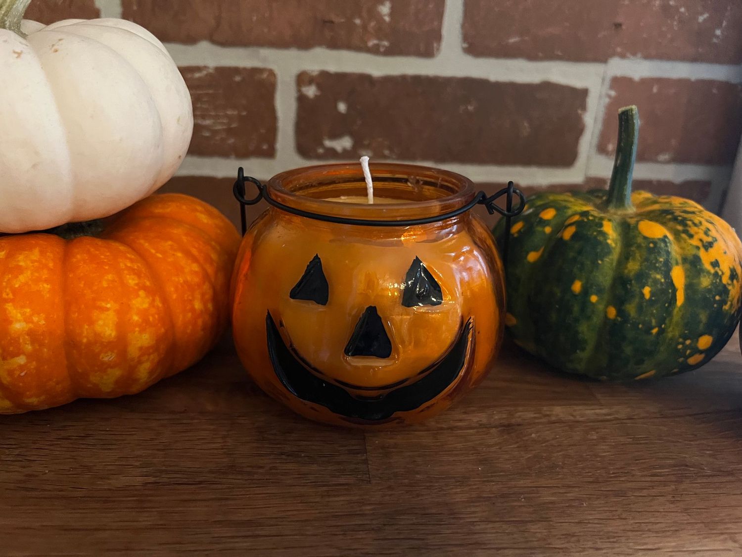 Hanging Jack'o Lantern Candle Hanging Jack'o Lantern Candle