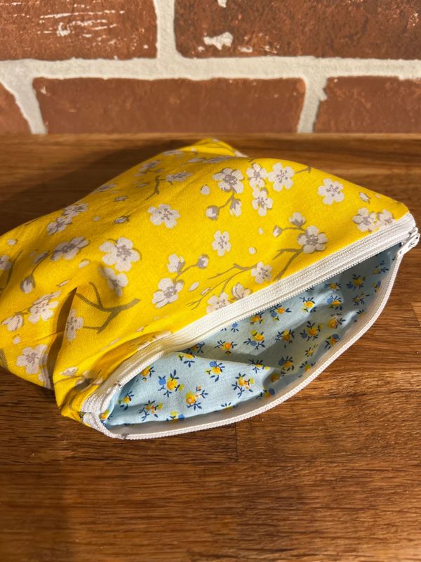 Yellow Cherry Blossom Pen Case