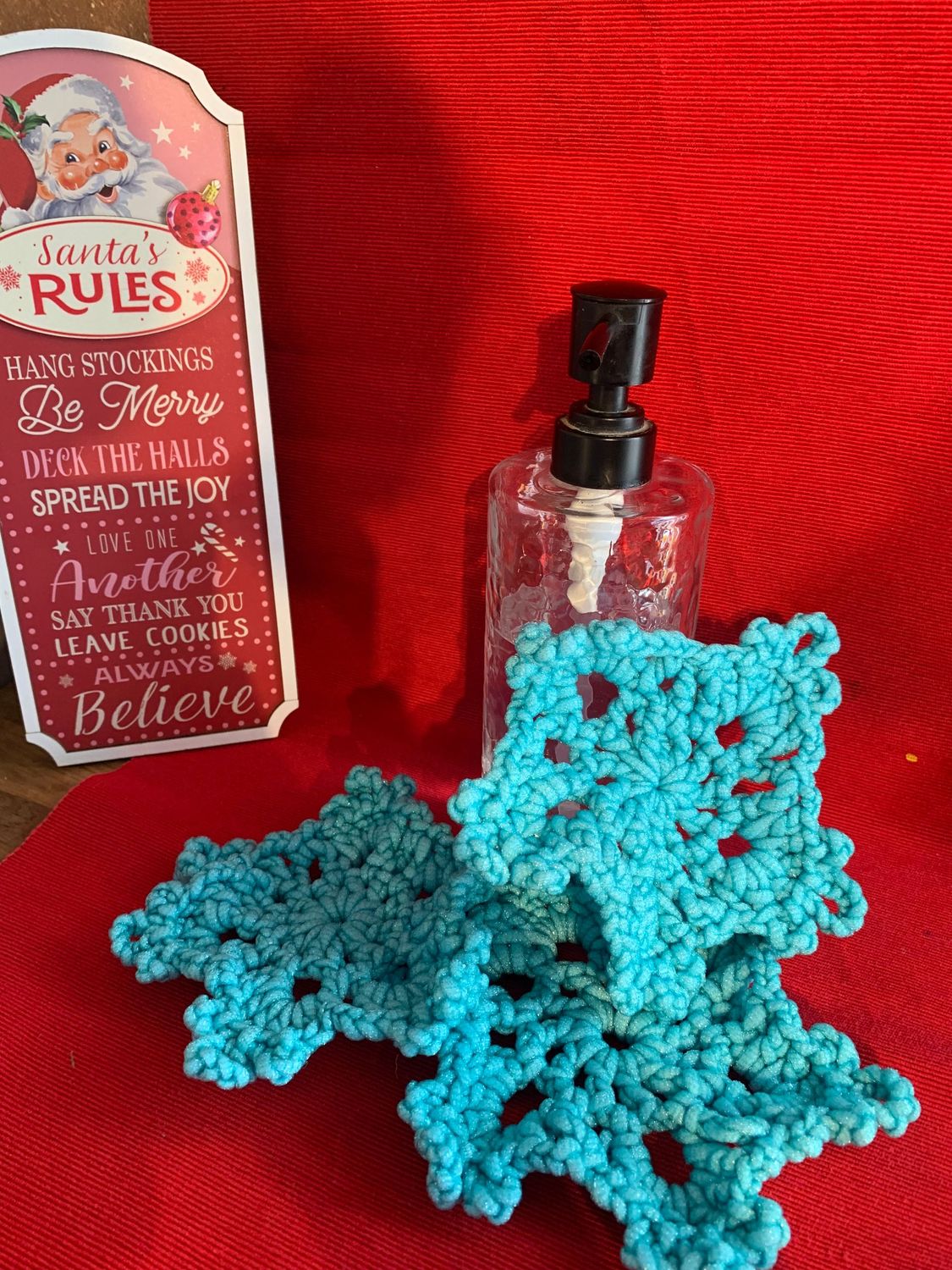 Snowflake Scrubbies