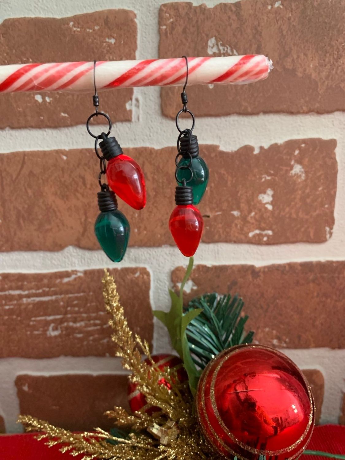 Christmas Lights Earrings Christmas Lights Earrings