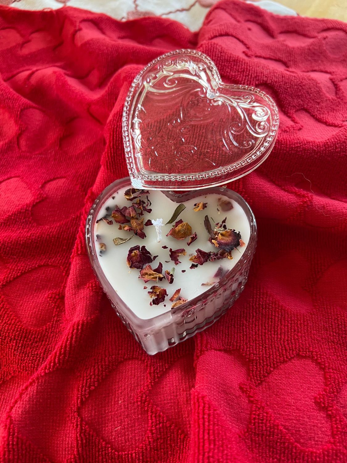 Chocolate Heart Box Candles