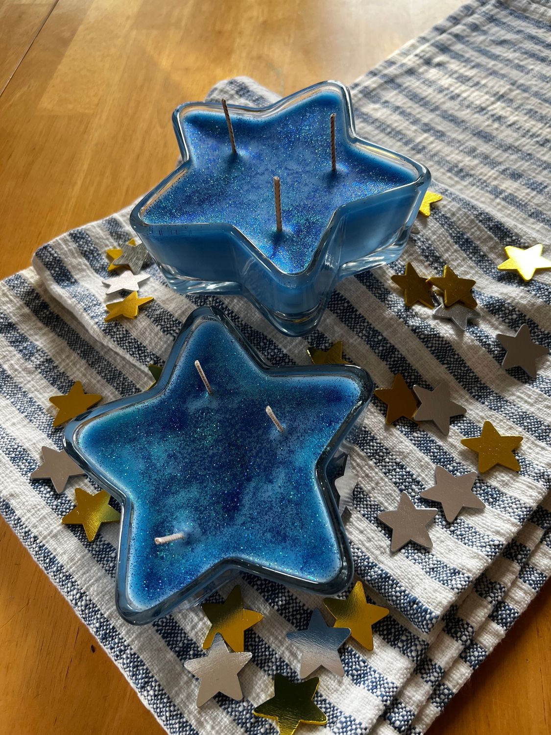 Shimmer Star Candles