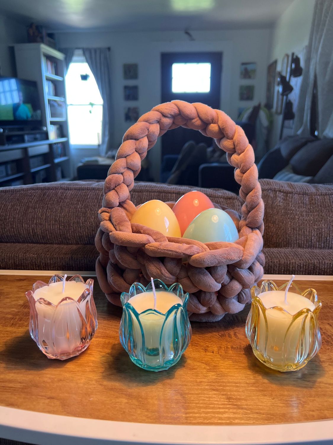 Brown Easter Basket