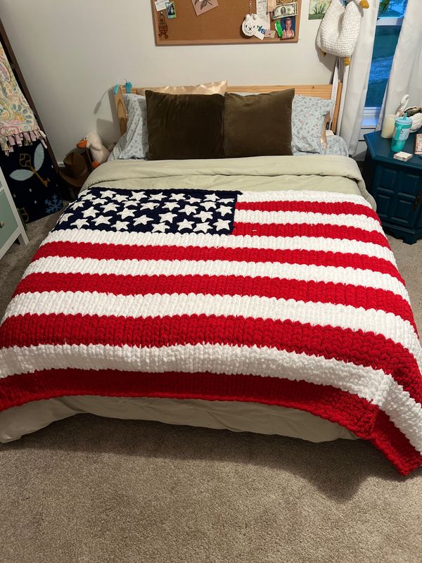 USA Flag Blanket