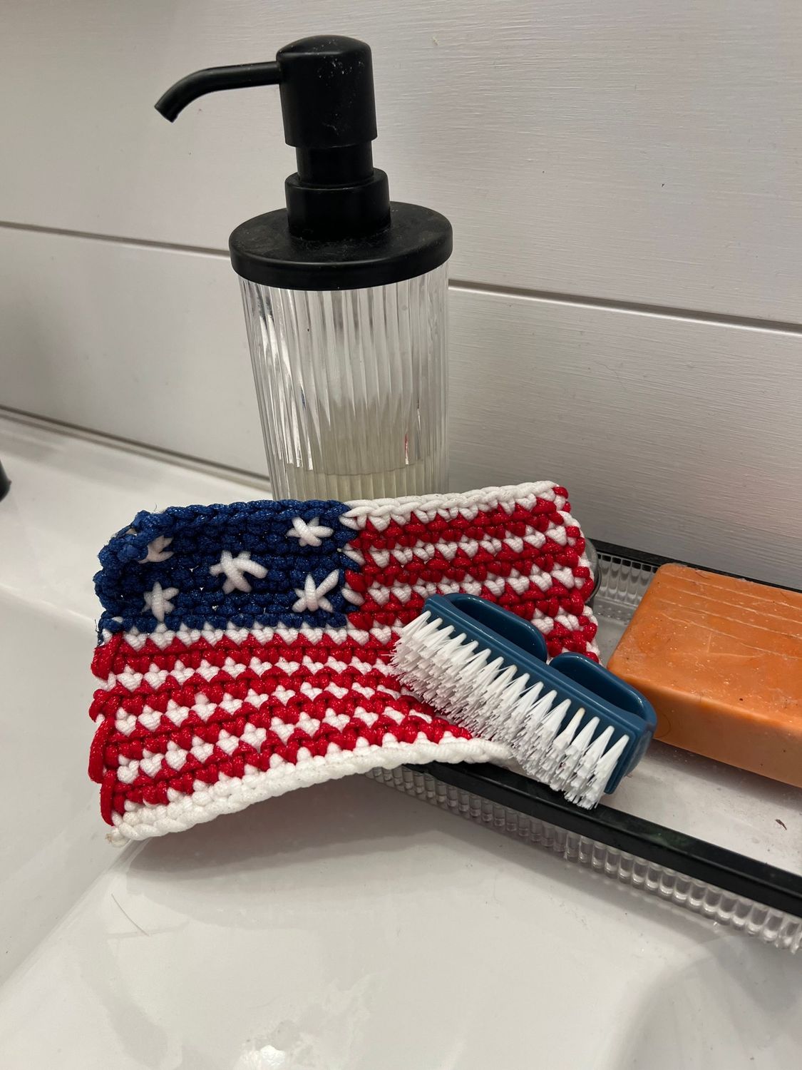 USA Flag Dish Scrubbies