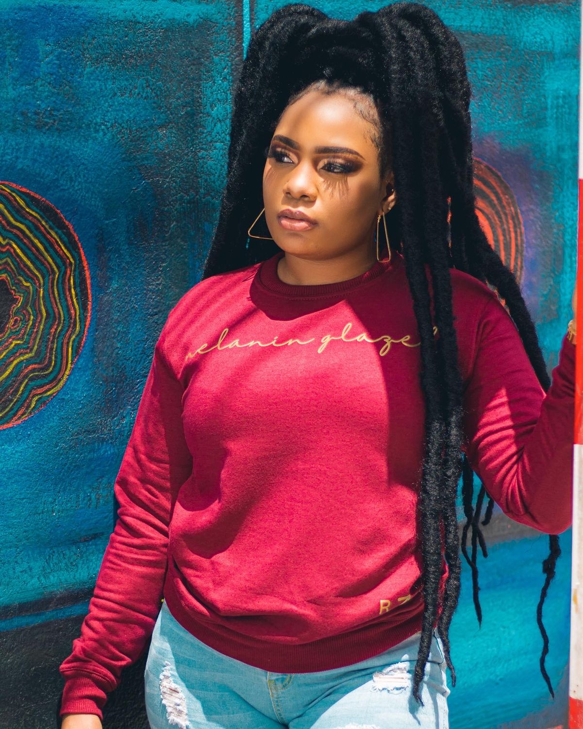 Melanin glazed sweatshirt