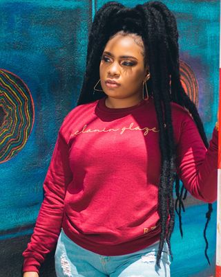 Melanin glazed sweatshirt
