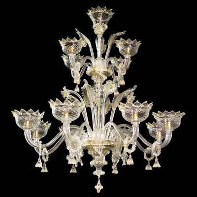 Venetian Glass Chandelier Venetian Glass Chandelier