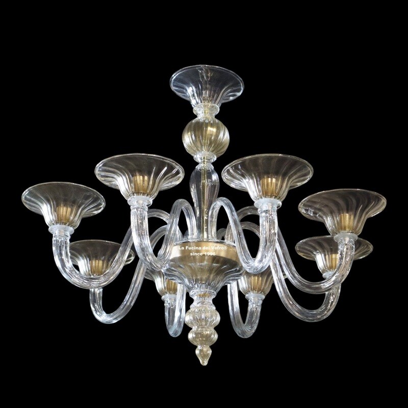 "MODERN" Modern Murano glass chandelier